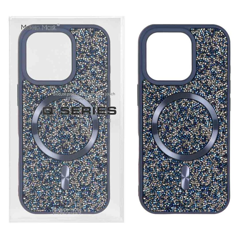 قاب اورجینال دیاموند Magsafe مدل Apple iPhone 16 Pro - سرمه ای (پک دار)