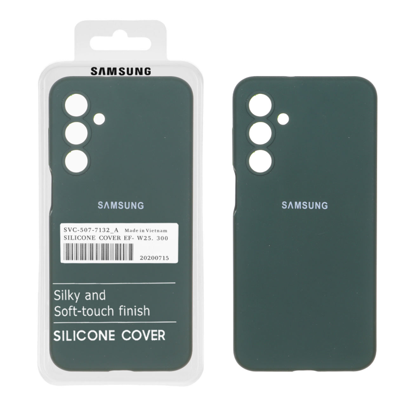 قاب سیلیکونی پاک کنی اورجینال درجه یک Samsung Galaxy A16 - سبز تیره کد 1 (پک دار)