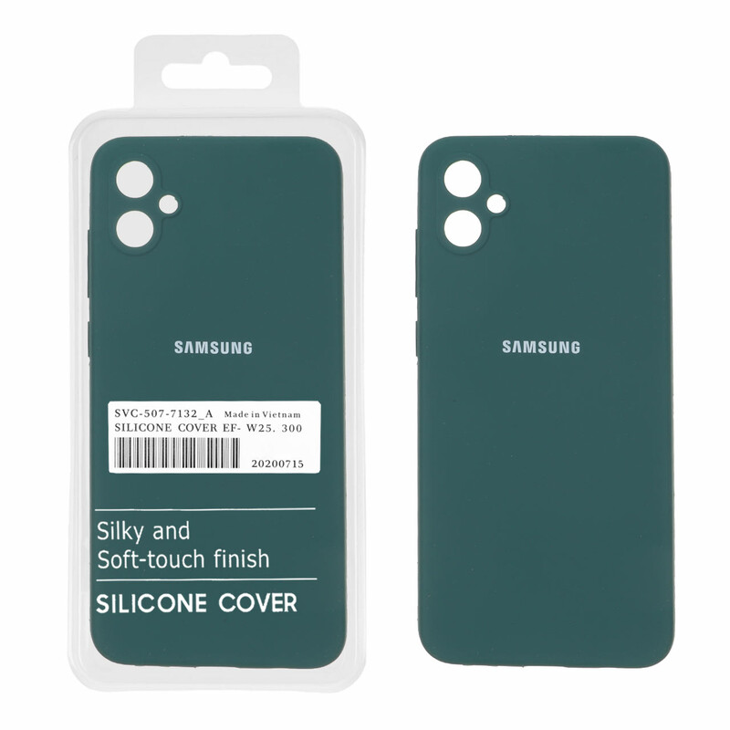 قاب سیلیکونی پاک کنی اورجینال درجه یک Samsung Galaxy A05 - سبز (پک دار)