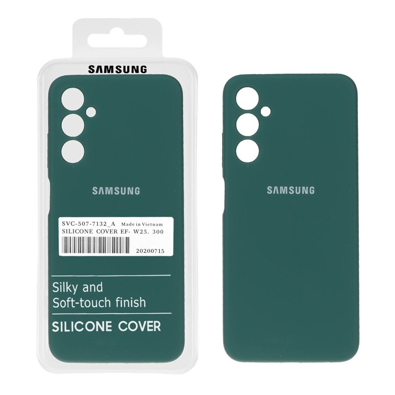 قاب سیلیکونی پاک کنی اورجینال درجه یک Samsung Galaxy A05s - سبز (پک دار)