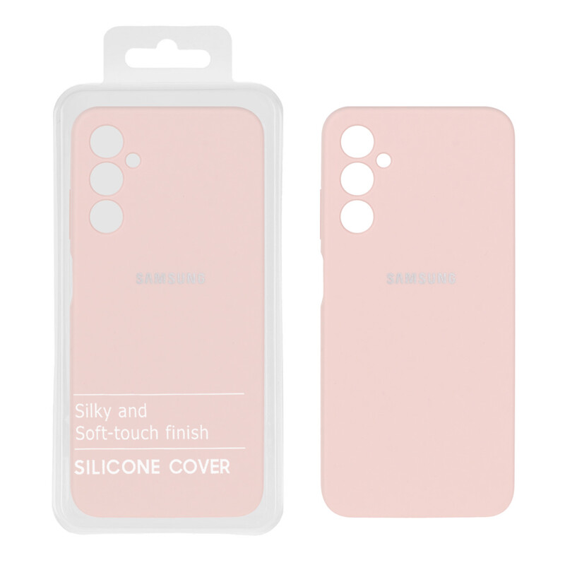 قاب سیلیکونی پاک کنی اورجینال درجه یک Samsung Galaxy A05s - کرم نارنجی (پک دار) - NTC
