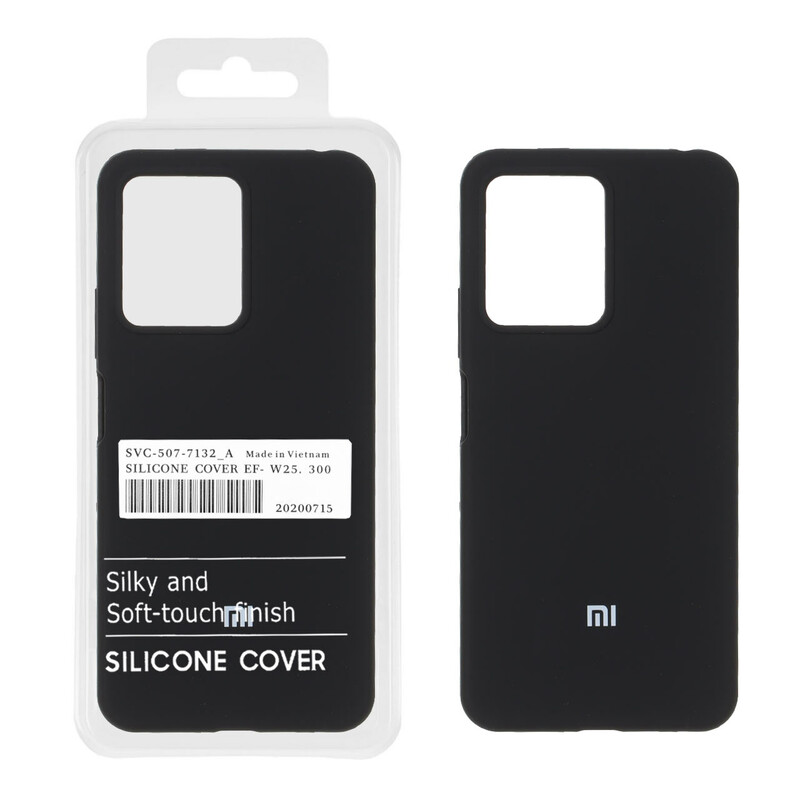 قاب سیلیکونی پاک کنی اورجینال درجه یک Xiaomi Redmi Note 12 4G - مشکی (پک دار)