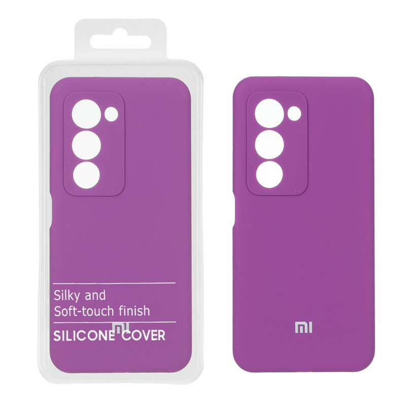 قاب سیلیکونی پاک کنی اورجینال درجه یک Xiaomi Redmi 15 4G - ارغوانی کد 1 (پک دار)