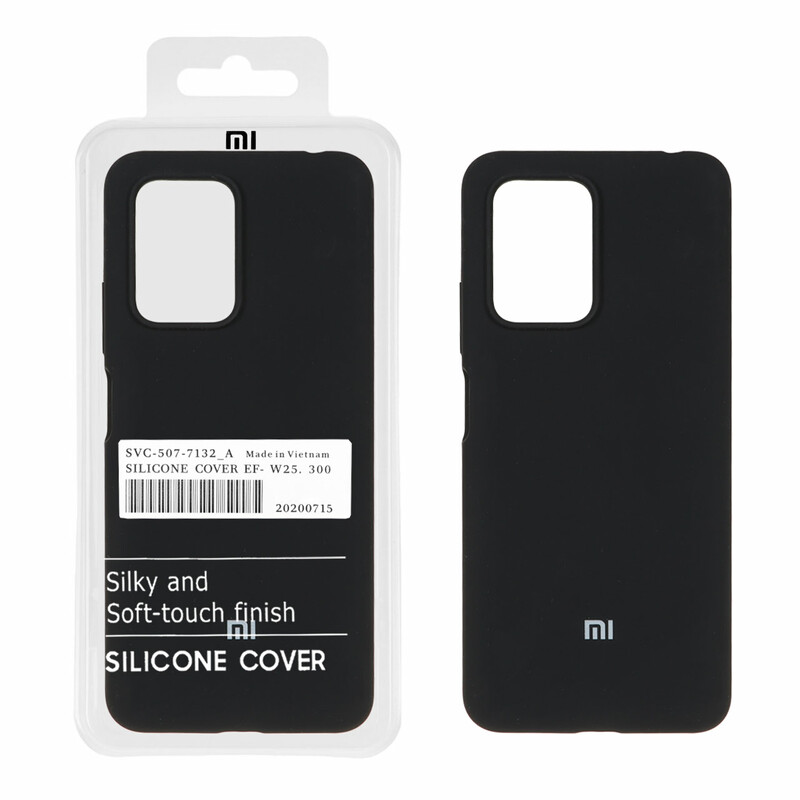 قاب سیلیکونی پاک کنی اورجینال درجه یک Xiaomi Poco X4 GT / Redmi Note 11T Pro 5G / Redmi Note 11T Pro Plus - مشکی (پک دار)