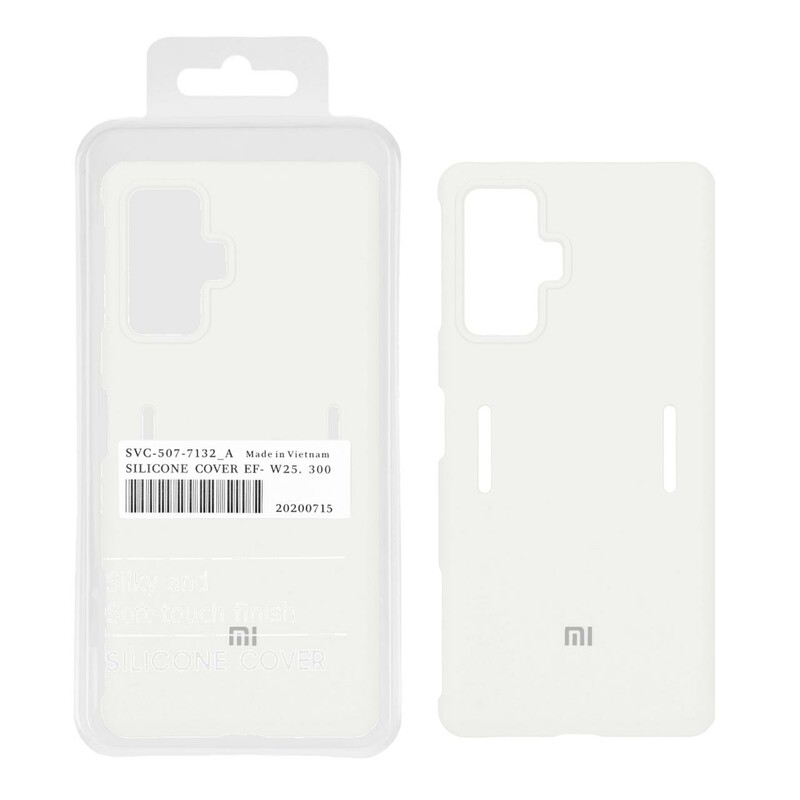 قاب سیلیکونی پاک کنی اورجینال درجه یک Xiaomi Poco F4 GT / Redmi K50 Gaming - سفید (پک دار)