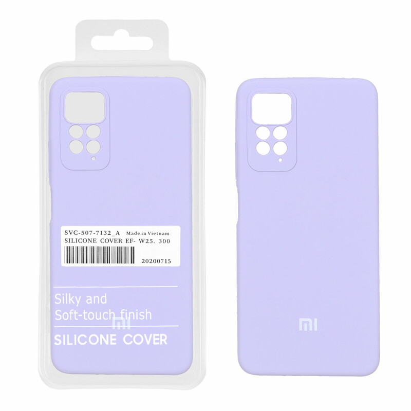 قاب سیلیکونی پاک کنی اورجینال درجه یک Xiaomi Redmi Note 12 Pro 4G / Redmi Note 11 Pro - یاسی کد 1 (پک دار)