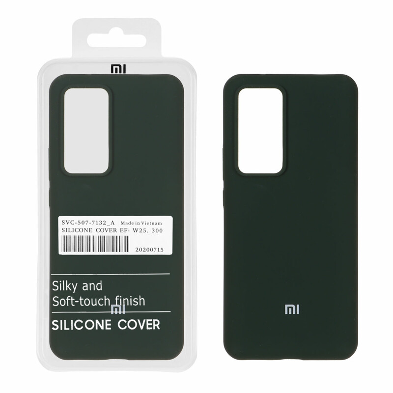 قاب سیلیکونی پاک کنی اورجینال درجه یک Xiaomi Mi 12T / Mi 12T Pro / Redmi K50 - سبز تیره کد 1 (پک اصلی)