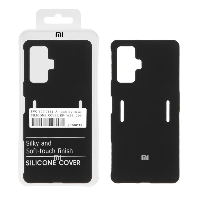 قاب سیلیکونی پاک کنی اورجینال درجه یک Xiaomi Poco F4 GT / Redmi K50 Gaming - مشکی (پک دار)