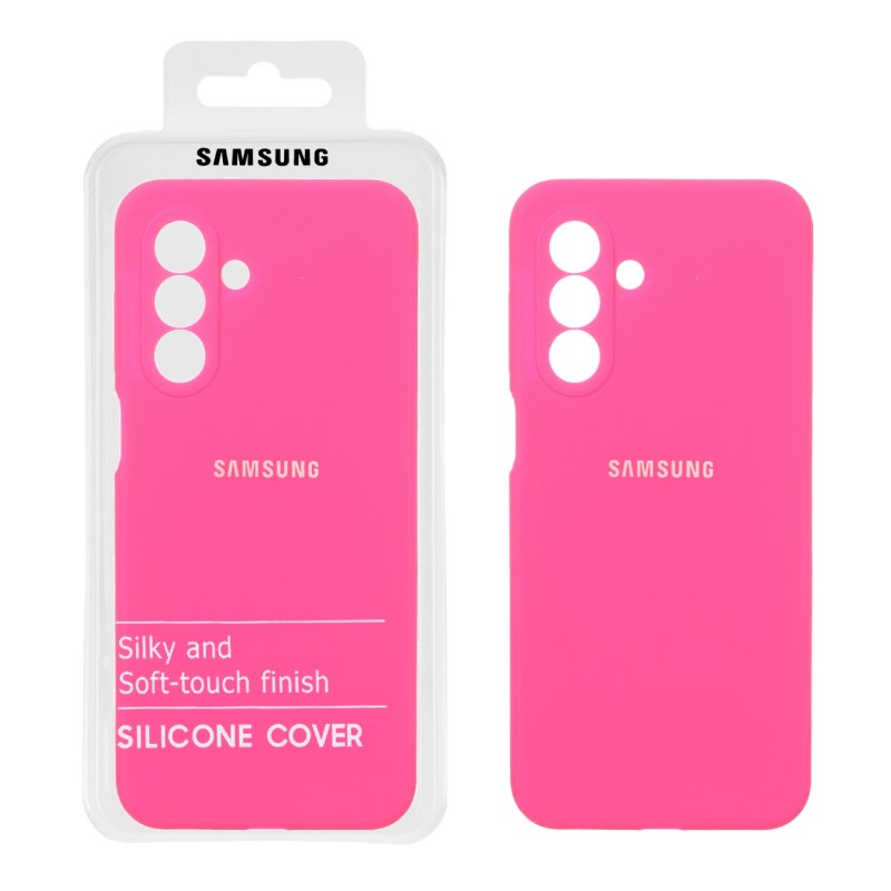 قاب سیلیکونی پاک کنی اورجینال درجه یک Samsung Galaxy A17 / A26 - صورتی فانتزی (پک دار)