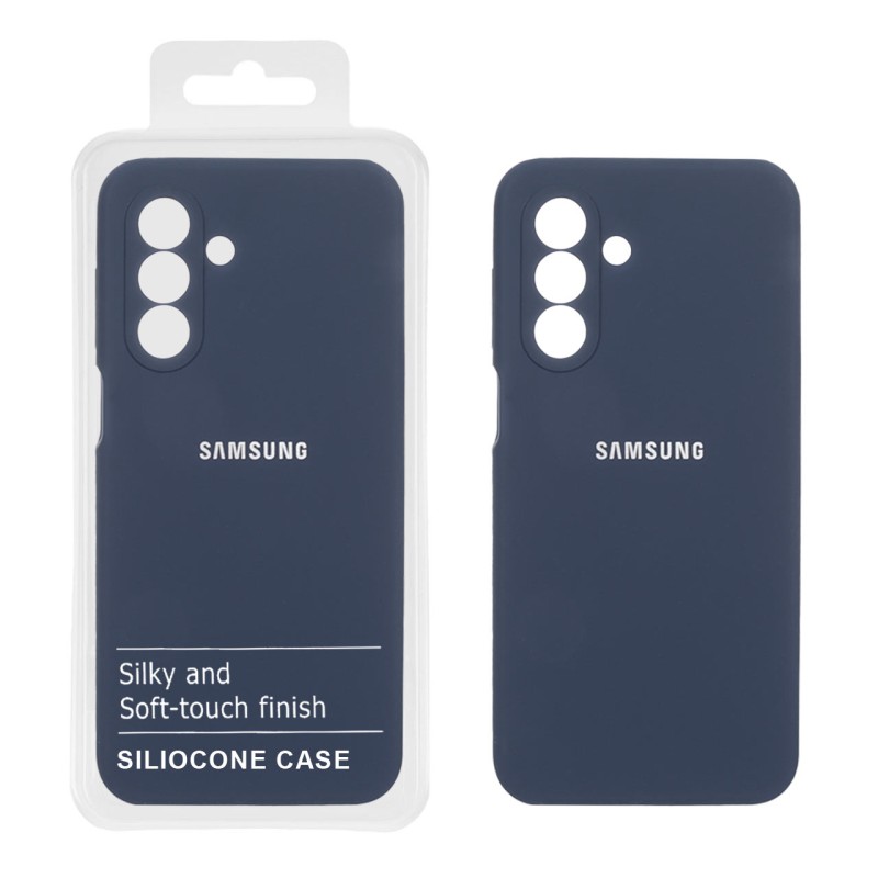 قاب سیلیکونی پاک کنی اورجینال درجه یک Samsung Galaxy A17 / A26 - سرمه ای (پک دار)