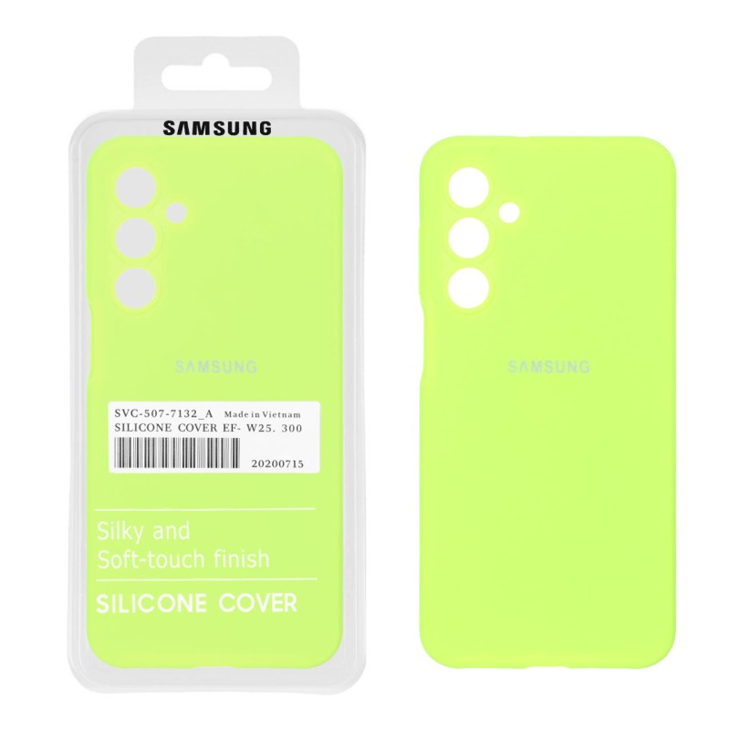 قاب سیلیکونی پاک کنی اورجینال درجه یک Samsung Galaxy A16 - سبز فسفری (پک دار)
