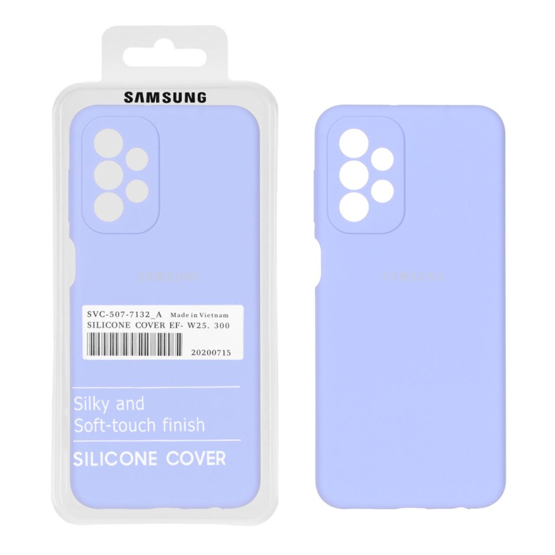 قاب سیلیکونی پاک کنی اورجینال درجه یک Samsung Galaxy A23 - یاسی (پک اصلی)