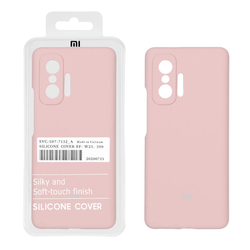 قاب سیلیکونی پاک کنی اورجینال درجه یک Xiaomi Mi 11T / Mi 11T Pro - کالباسی (پک دار)