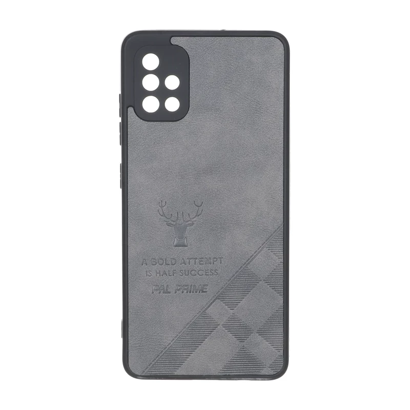 قاب طرح چرم گوزنی Pal Prime مدل Samsung Galaxy A51 / M40s - خاکستری