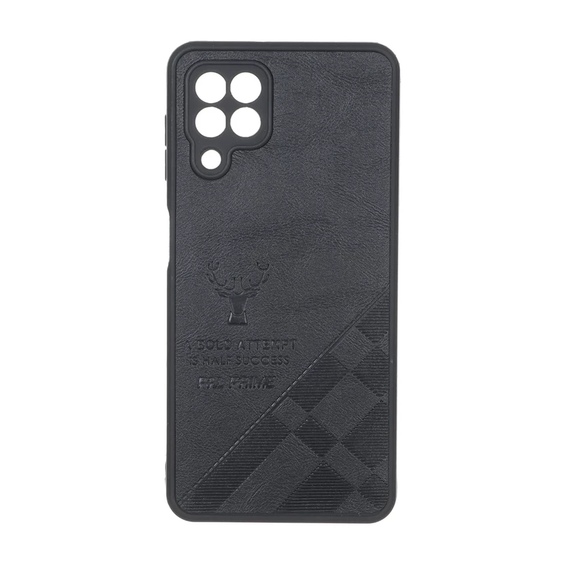 قاب طرح چرم گوزنی Pal Prime مدل Samsung Galaxy A22 4G / M22 / M32 4G / F22 - مشکی