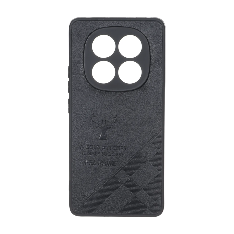 قاب طرح چرم گوزنی Pal Prime مدل Xiaomi Redmi Note 14 Pro 5G / Redmi Note 14 Pro Plus 5G / Poco X7 5G - مشکی