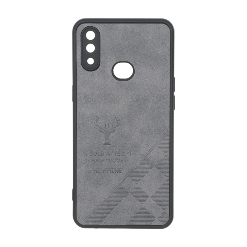 قاب طرح چرم گوزنی Pal Prime مدل Samsung Galaxy A10s - خاکستری