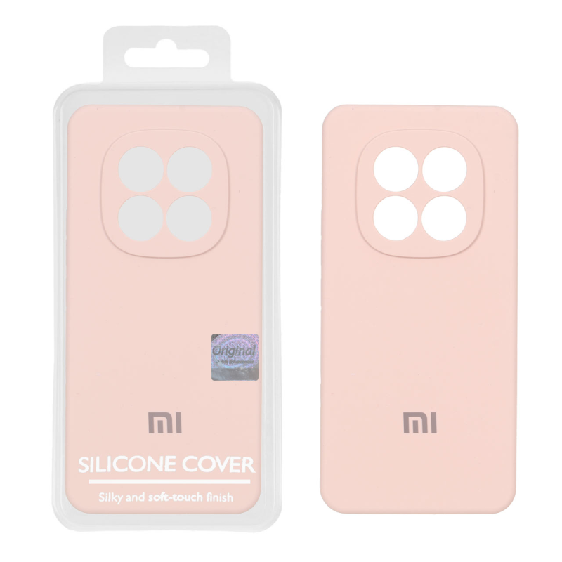 قاب سیلیکونی پاک کنی اورجینال Master Quality مدل Xiaomi Redmi Note 15 Pro 4G - کرم نارنجی (پک دار)
