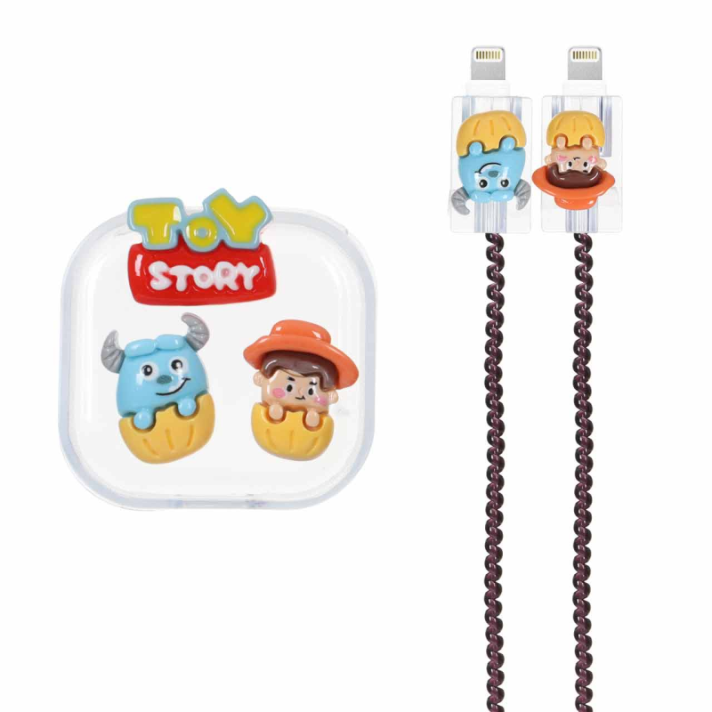 ست محافظ کابل و شارژر عروسک Toy Story برجسته اپل 20 وات