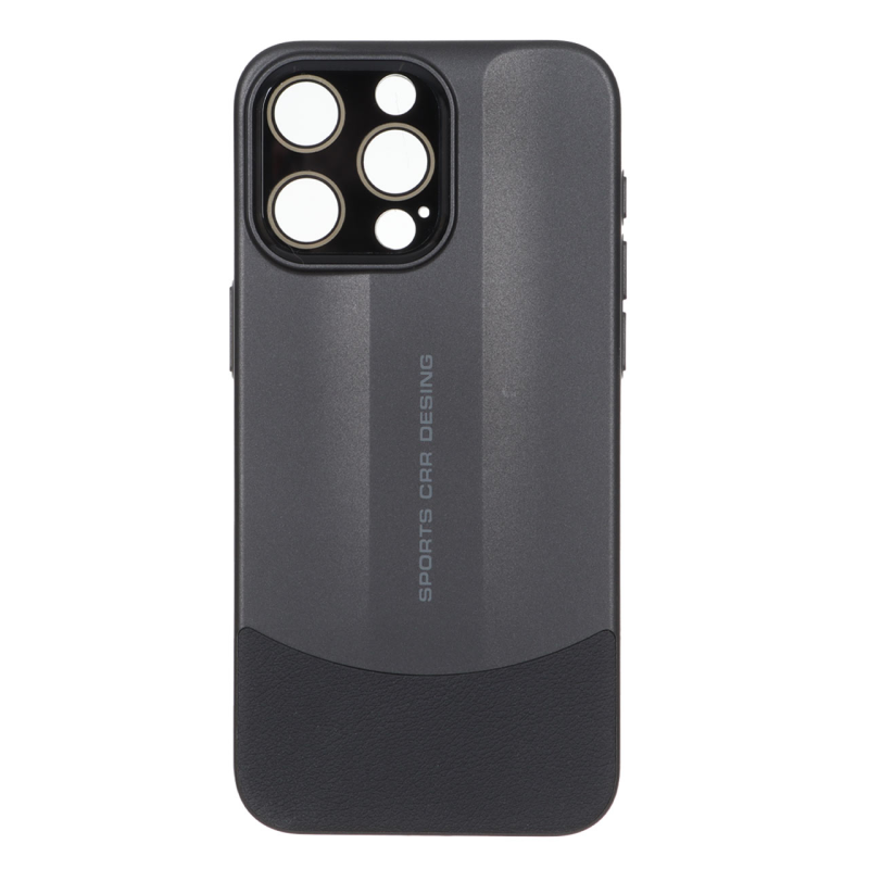 قاب Sports Design محافظ لنز شیشه ای Apple iPhone 15 Pro Max - مشکی