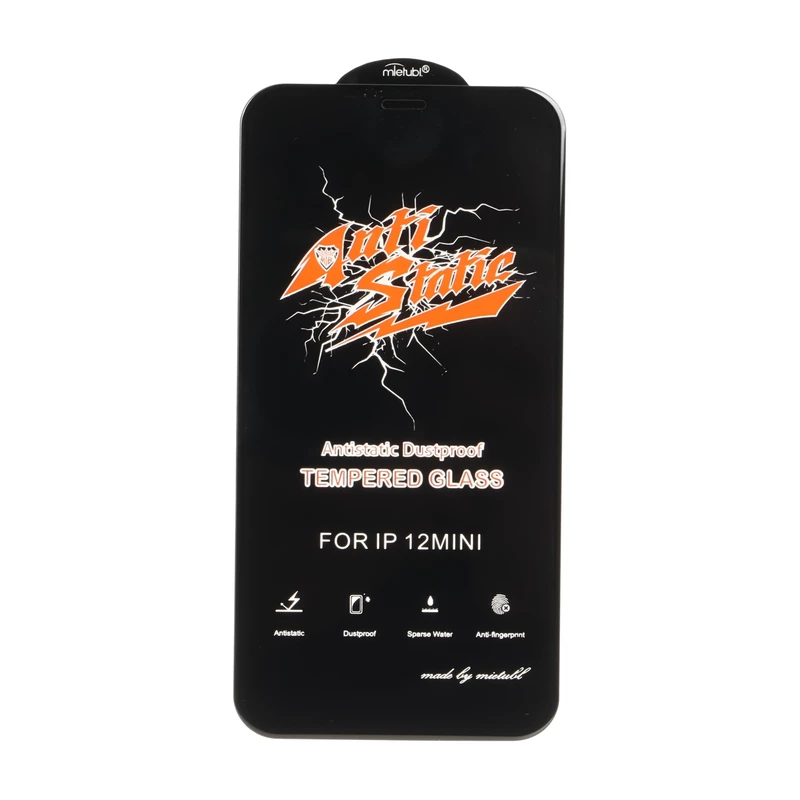 محافظ صفحه نمایش شیشه ای Full Cover Anti Static Mietubl مدل NTC ORG - Apple iPhone 12 Mini