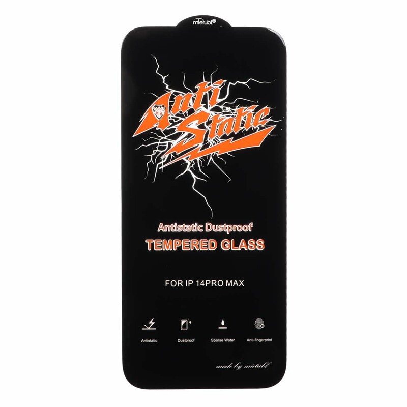 محافظ صفحه نمایش شیشه ای Full Cover Anti Static Mietubl مدل NTC ORG - Apple iPhone 14 pro max