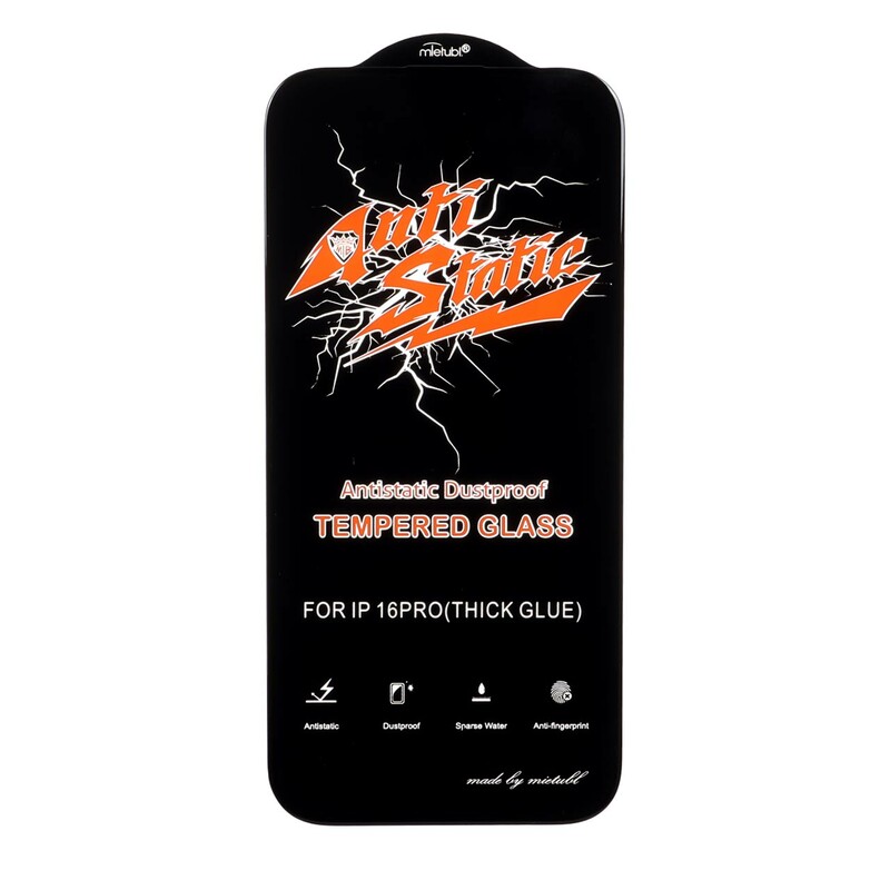 محافظ صفحه نمایش شیشه ای Full Cover Anti Static Mietubl مدل NTC ORG - Apple iPhone 17 / iPhone 16 Pro