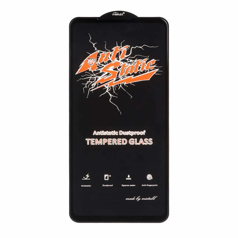 محافظ صفحه نمایش شیشه ای Samsung A21S / F52 / Xiaomi Poco X3 GT / Poco F4 GT / Redmi Note 10 Pro 5G - Full Cover Anti Static Mietubl (بدون پک) - مشکی