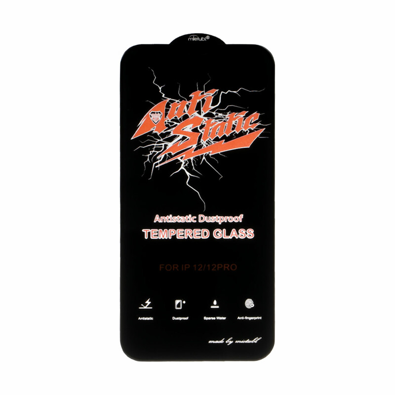 محافظ صفحه نمایش شیشه ای Apple iPhone 12 / iPhone 12 Pro - Full Cover Anti Static Mietubl (بدون پک) - مشکی