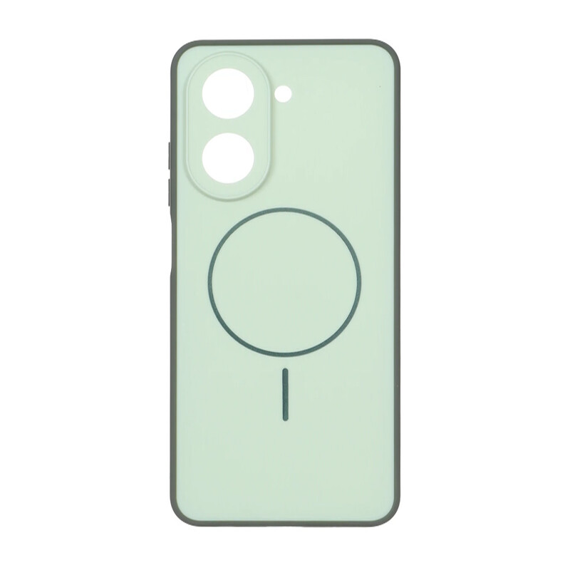 قاب طرح مگ سیف محافظ لنز برجسته Xiaomi Redmi A5 / Poco C71 - سبز