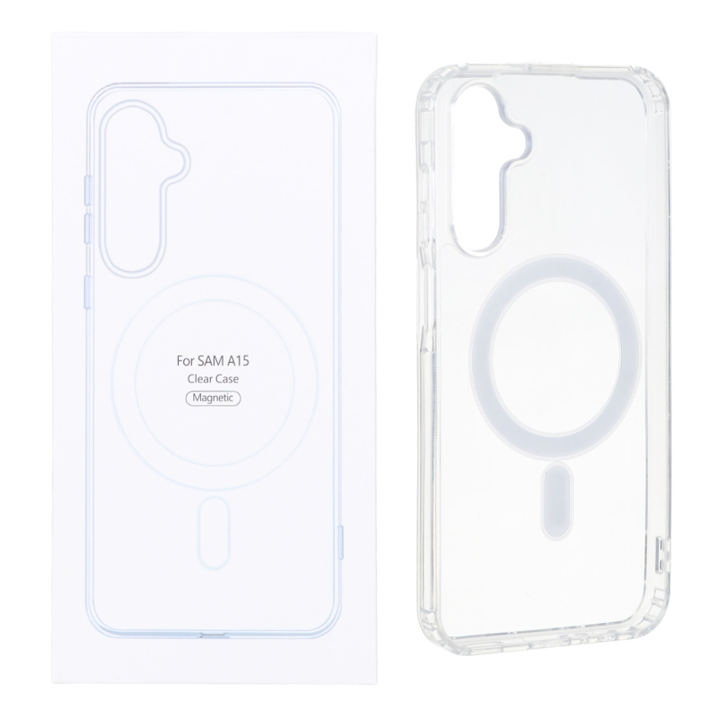 قاب شفاف Samsung Galaxy A15 با قابلیت شارژ NTC - MagSafe (پک دار)