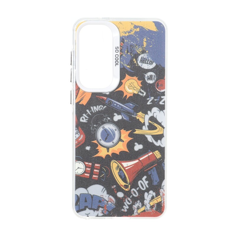 قاب SO COOL طرح گرافیتی Samsung Galaxy S25 FE - کد 98
