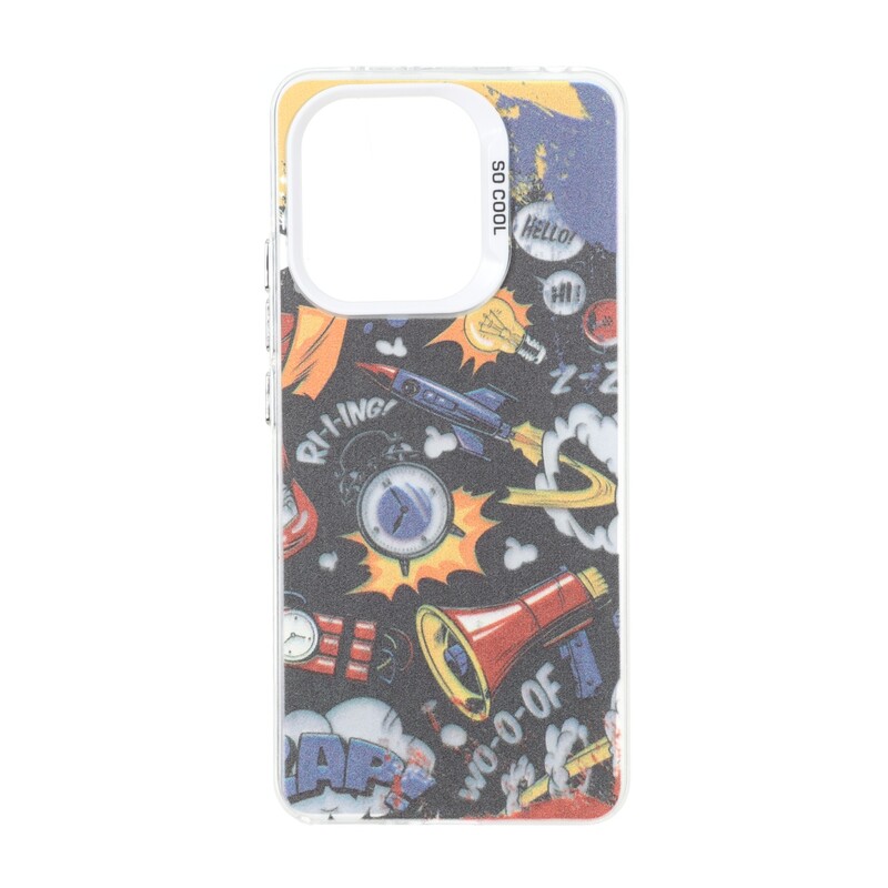 قاب SO COOL طرح گرافیتی Xiaomi Redmi Note 13 4G - کد 25