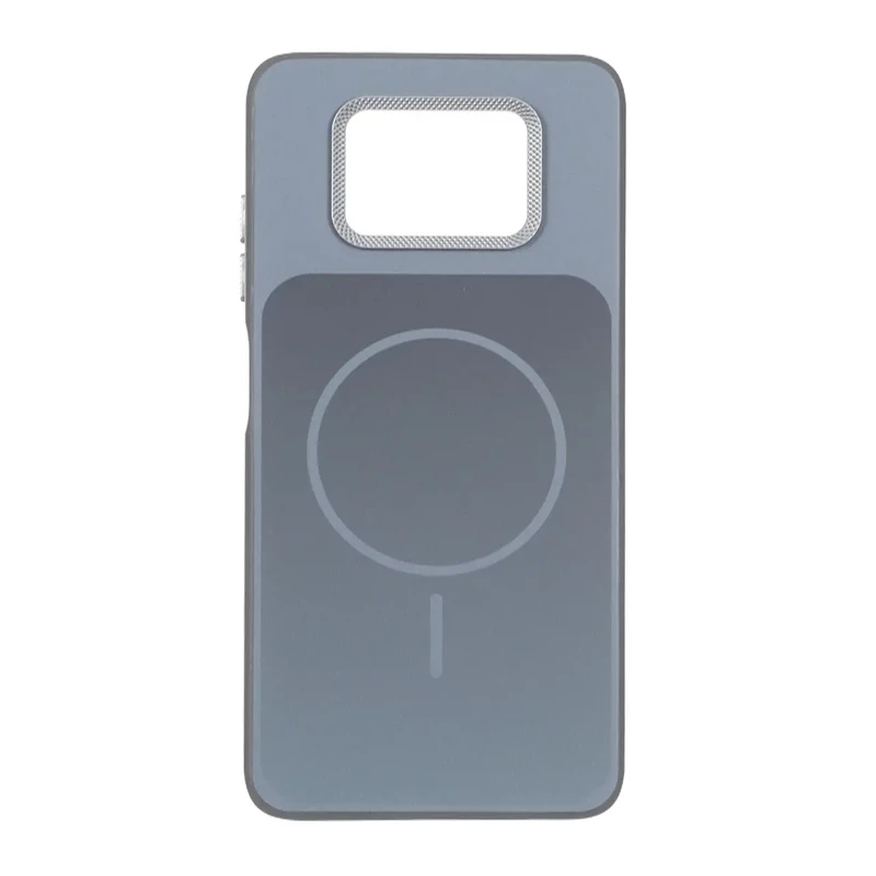 قاب مستطیلی طرح مگ سیف لنز کربن Xiaomi Poco X3 / Poco X3 Pro / Poco X3 NFC - خاکستری