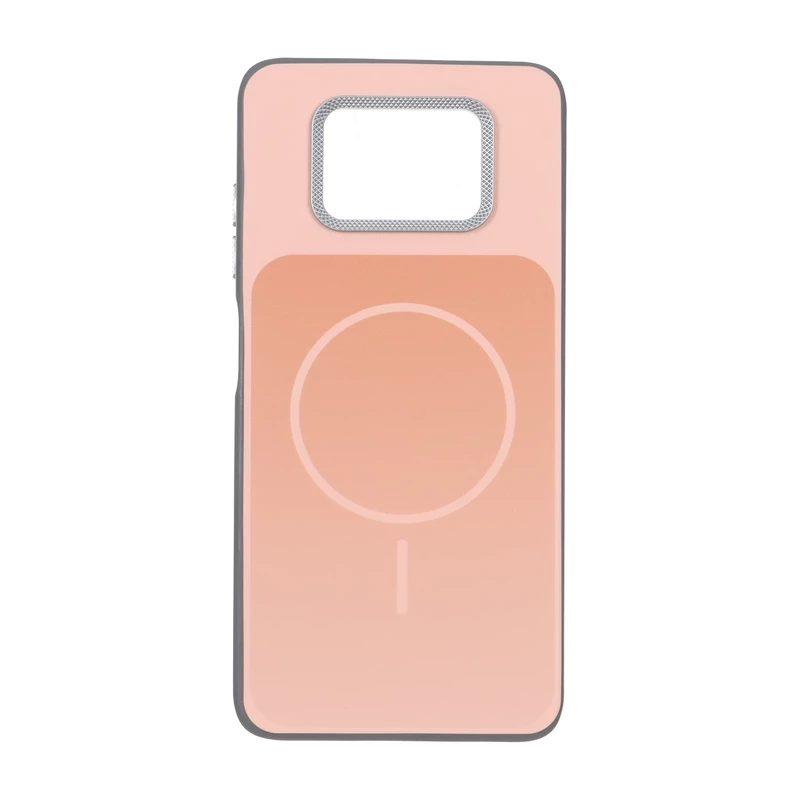 قاب مستطیلی طرح مگ سیف لنز کربن Xiaomi Poco X3 / Poco X3 Pro / Poco X3 NFC - گلبهی
