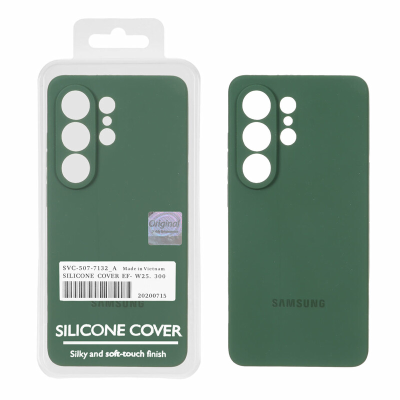 قاب سیلیکونی پاک کنی اورجینال Master Quality مدل Samsung Galaxy S26 Ultra - سبز (پک دار)