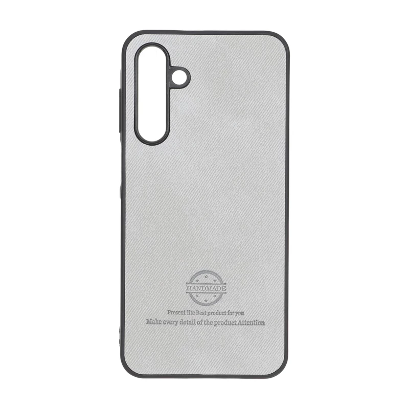 قاب HandMade جیر طرح پارچه ای Samsung Galaxy A16 - طوسی
