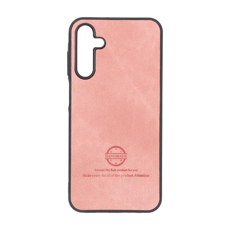 قاب HandMade جیر طرح پارچه ای Samsung Galaxy A15 - صورتی