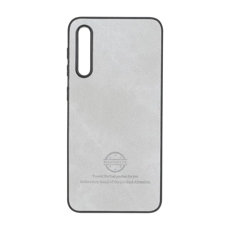 قاب HandMade جیر طرح پارچه ای Samsung Galaxy A50 / A50s / A30s - طوسی