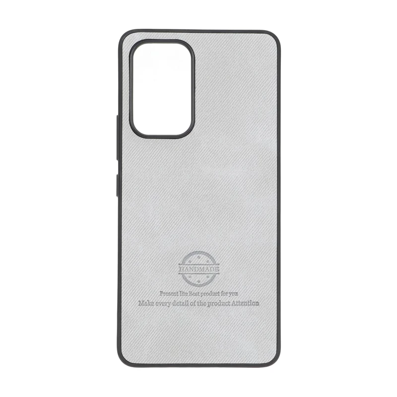قاب HandMade جیر طرح پارچه ای Samsung Galaxy A53 - طوسی