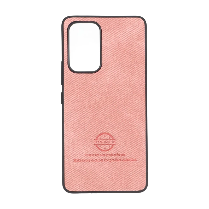 قاب HandMade جیر طرح پارچه ای Samsung Galaxy A53 - صورتی