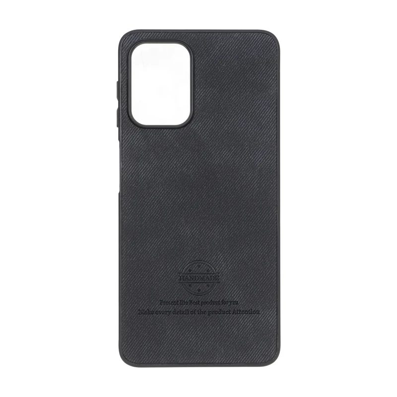 قاب HandMade جیر طرح پارچه ای Samsung Galaxy A22 4G / M22 / M32 4G / F22 - مشکی