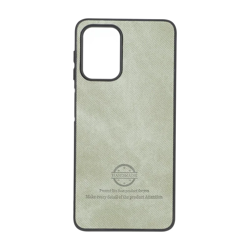 قاب HandMade جیر طرح پارچه ای Samsung Galaxy A22 4G / M22 / M32 4G / F22 - سبز