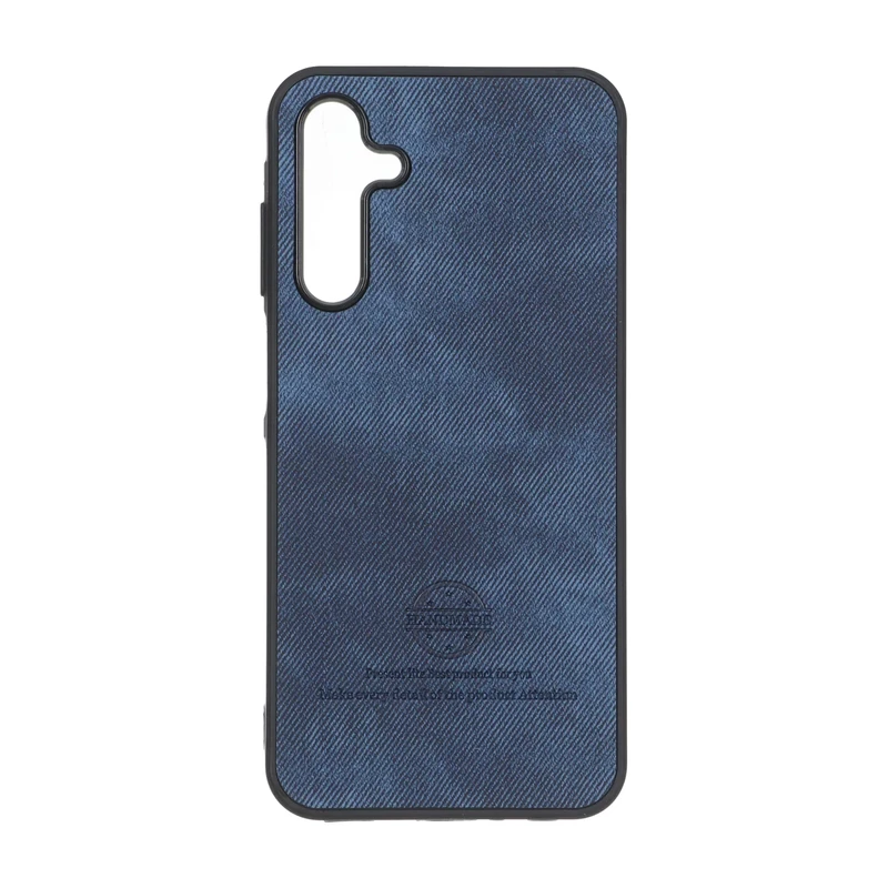 قاب HandMade جیر طرح پارچه ای Samsung Galaxy A25 5G - سرمه ای