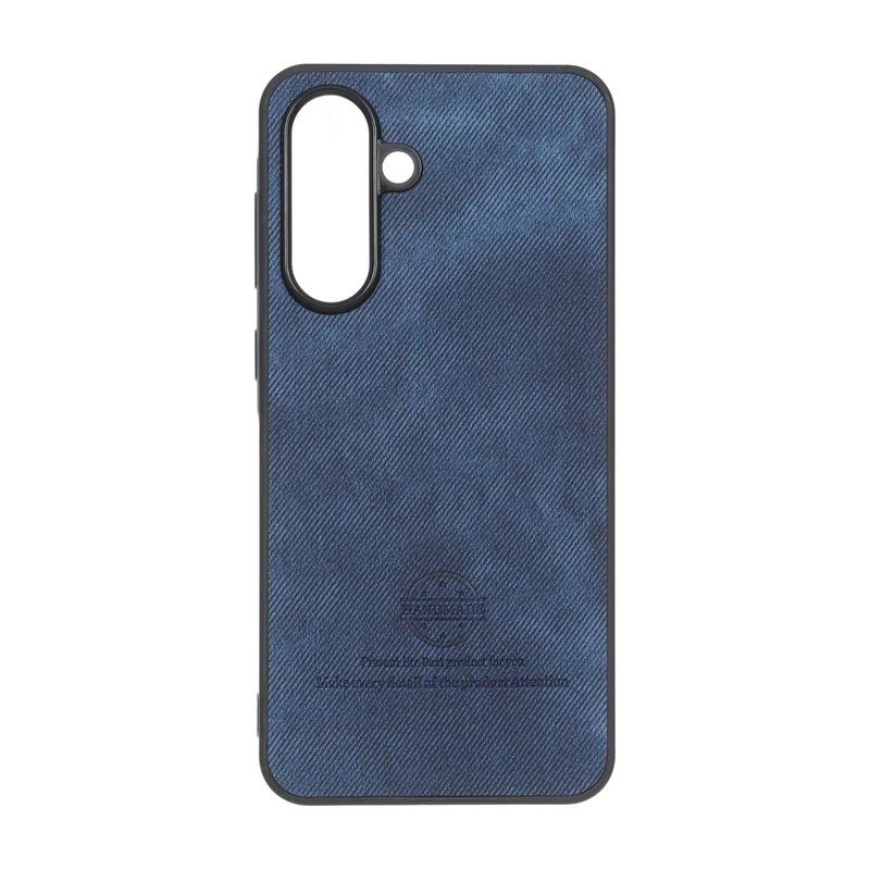 قاب HandMade جیر طرح پارچه ای Samsung Galaxy A56 / A36 - سرمه ای
