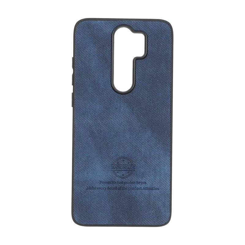 قاب HandMade جیر طرح پارچه ای Xiaomi Redmi Note 8 Pro - سرمه ای