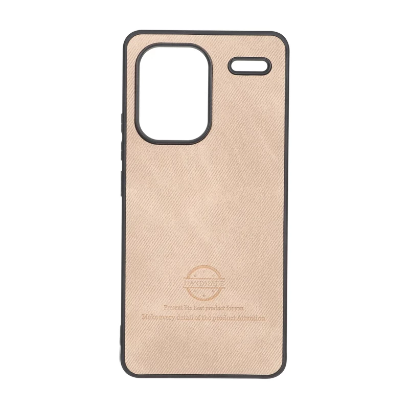 قاب HandMade جیر طرح پارچه ای Xiaomi Redmi Note 13 Pro Plus 5G - نسکافه ای