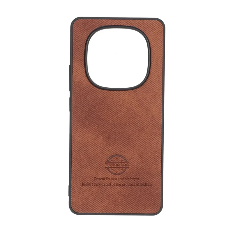 قاب HandMade جیر طرح پارچه ای Xiaomi Redmi Note 14 Pro 4G - قهوه ای