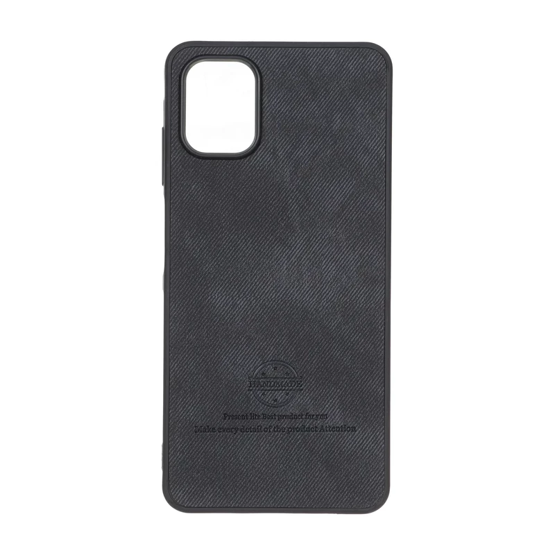 قاب HandMade جیر طرح پارچه ای Samsung Galaxy A06 - مشکی