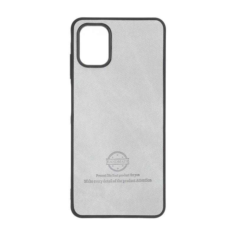 قاب HandMade جیر طرح پارچه ای Samsung Galaxy A06 - طوسی